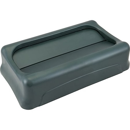 Rubbermaid Slim Jim Swing Lid Green 1829400